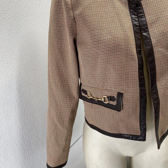 Derek Lam 10 Crosby × RTR Plaid Collarless Jacket – Size 2 (NWT) - Picture 11 of 13